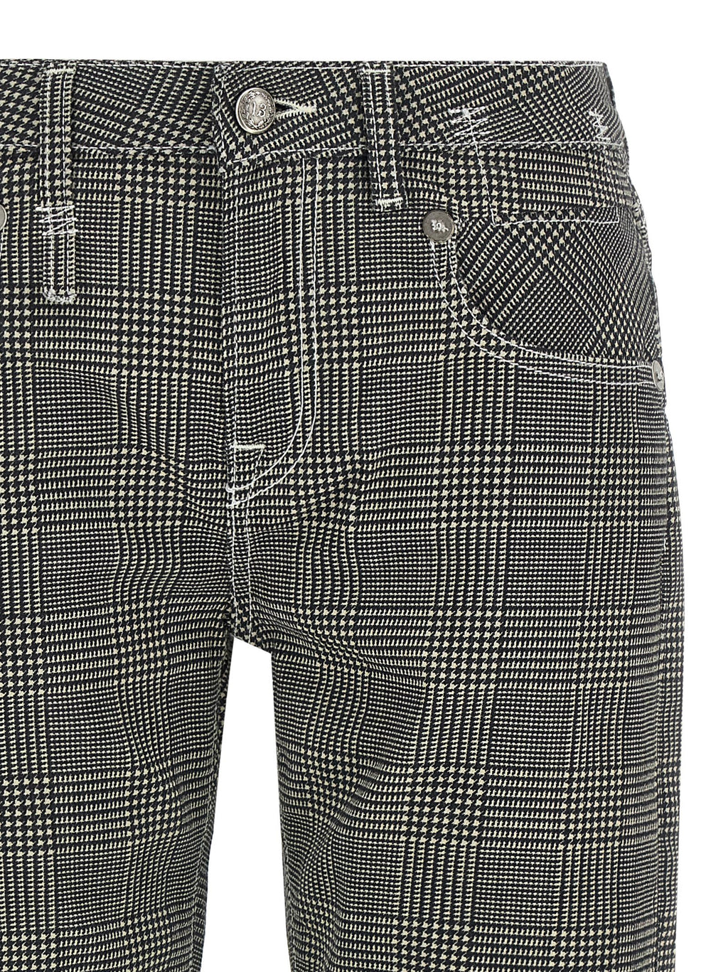 R13 Zweifarbige Baumwoll-Freizeithose