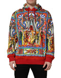 Dolce & Gabbana Mehrfarbiger Glamzilla Kapuzenpullover Herren