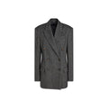 Brunello Cucinelli Schwarzer Blazer aus Elasthan