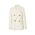 Brunello Cucinelli Weißer Wollblazer