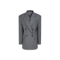 Brunello Cucinelli Grauer Blazer aus reiner Schurwolle