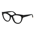 Furla Brille mit schwarzen Cellulose-Acetat-Gestellen
