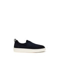 Santoni Blaue Kalbsleder Bos Taurus Sneaker