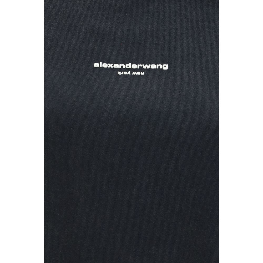 Alexander Wang Graues Baumwoll-T-Shirt