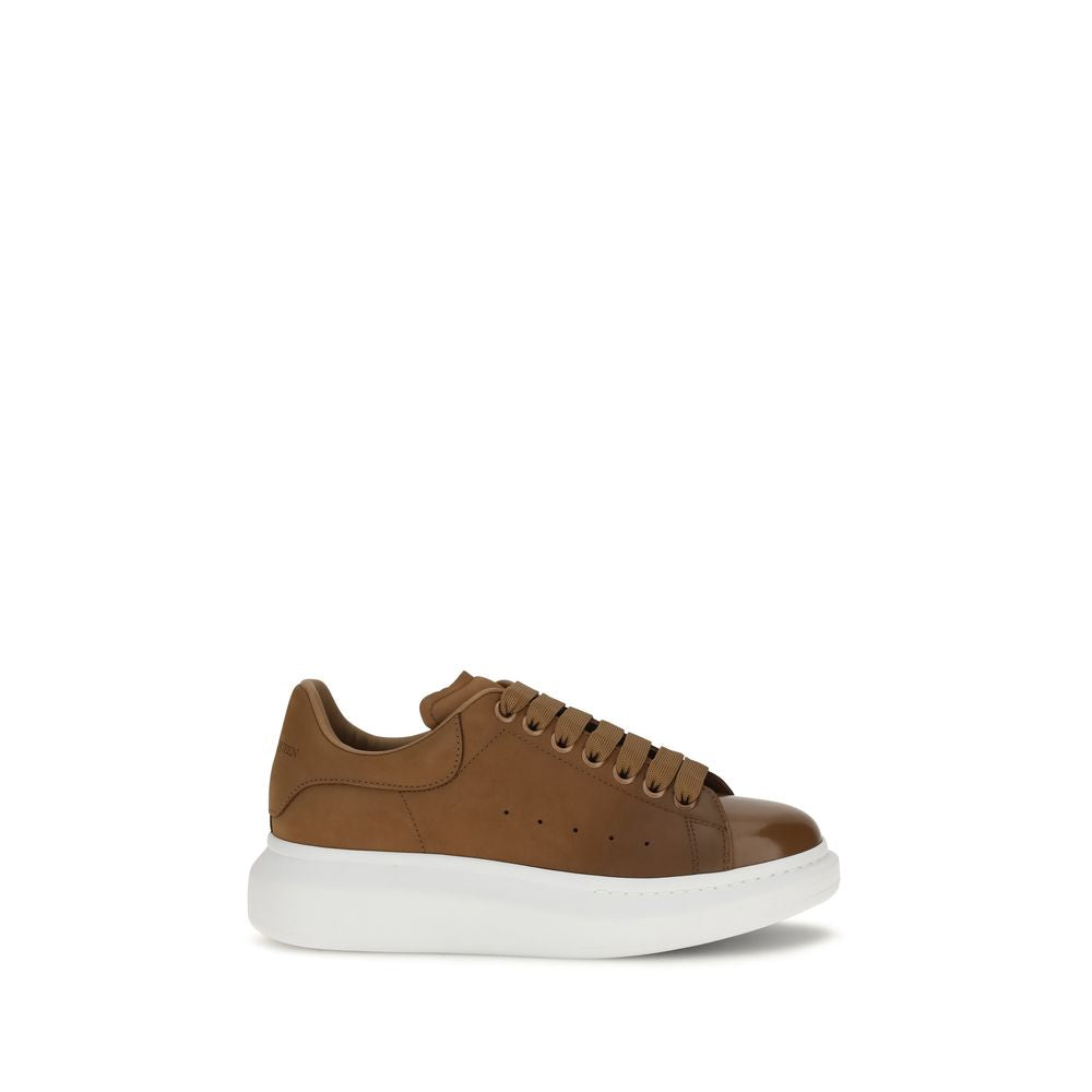 Alexander McQueen Braune Kalbsleder Bos Taurus Chunky Sneaker