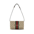 Gucci Braune Stoffgeldbörse