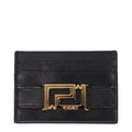 Versace Schwarzer Kartenhalter aus Leder