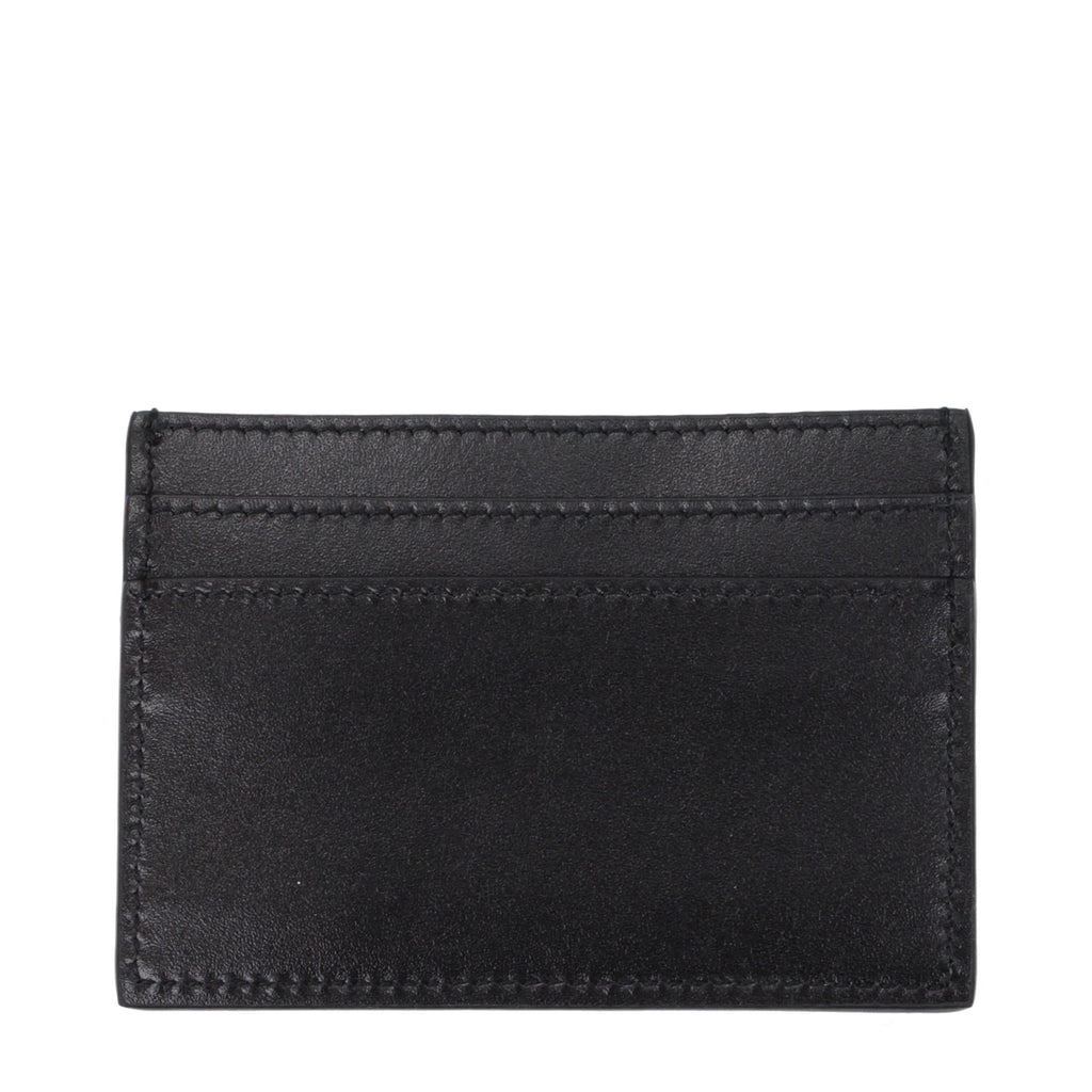Versace Schwarzer Kartenhalter aus Leder