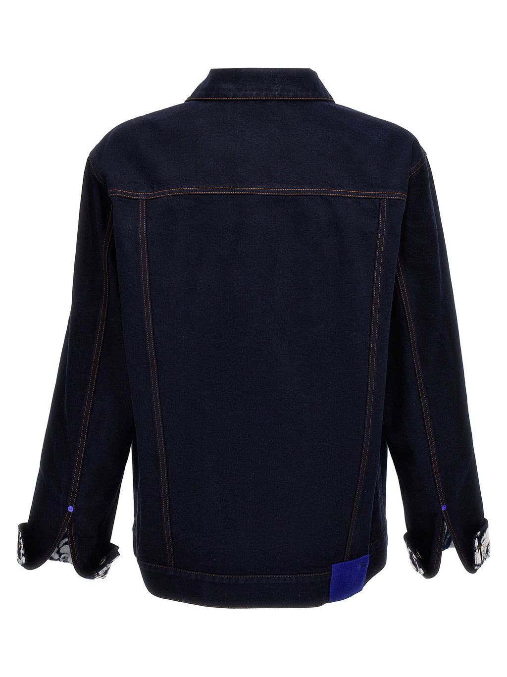 Burberry Blaue Jeansjacke aus Baumwolle