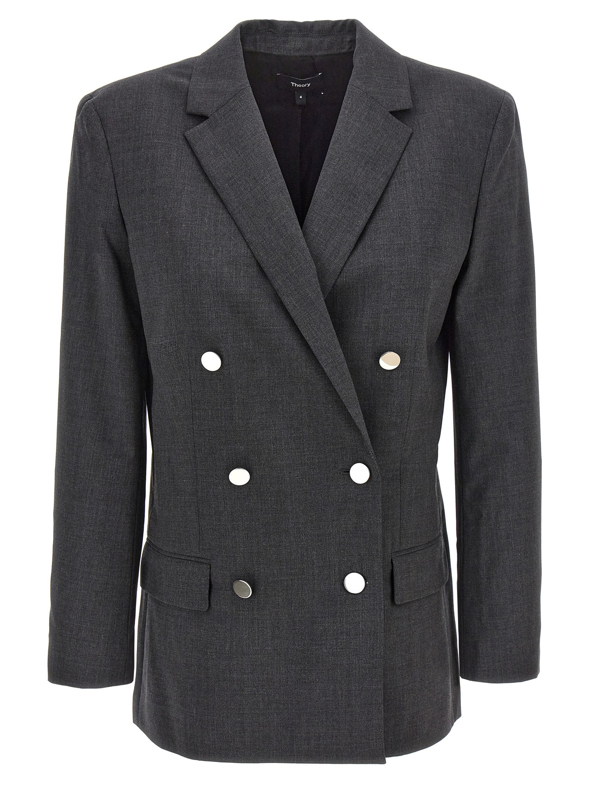 Theory Grauer Wollblazer