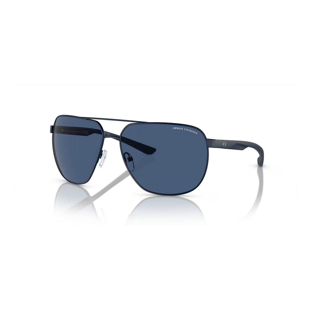 Armani Exchange Graue Sonnenbrille aus Metall