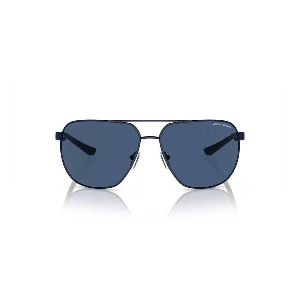 Armani Exchange Graue Sonnenbrille aus Metall