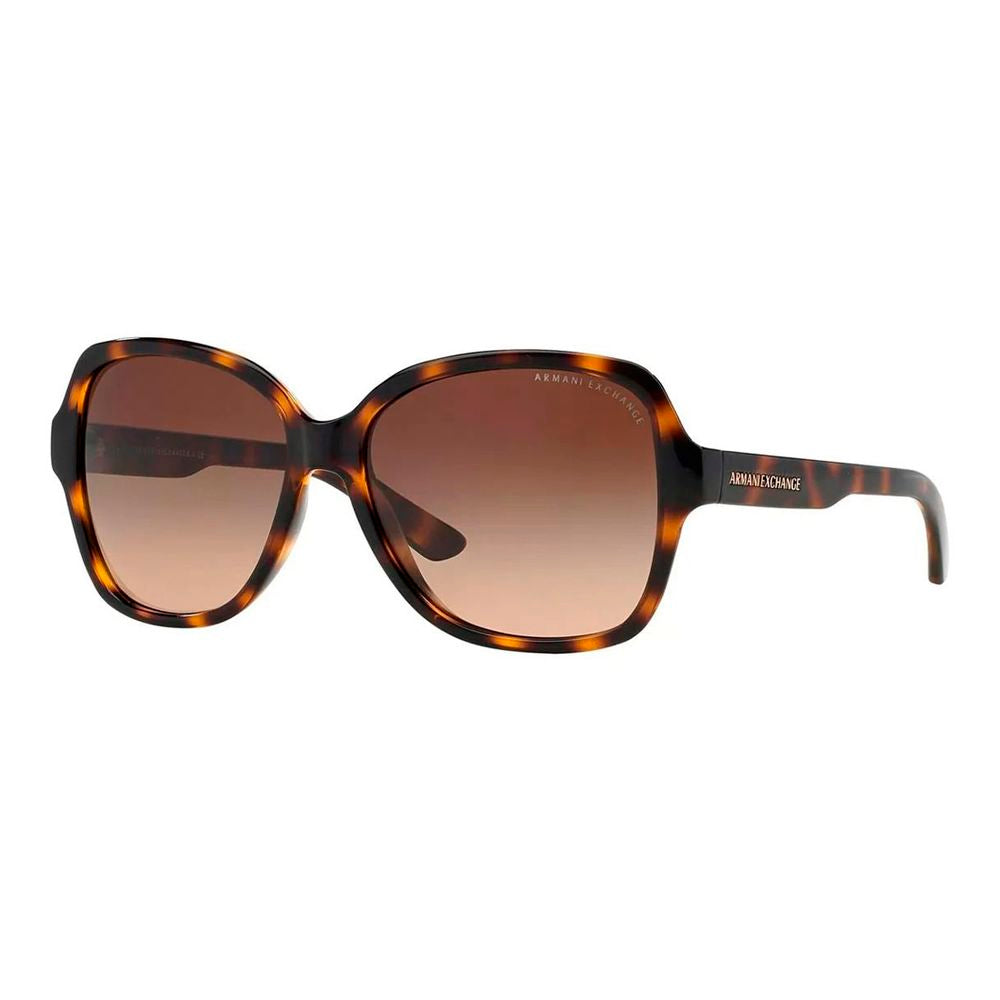 Armani Exchange Braune Sonnenbrille aus Acetat