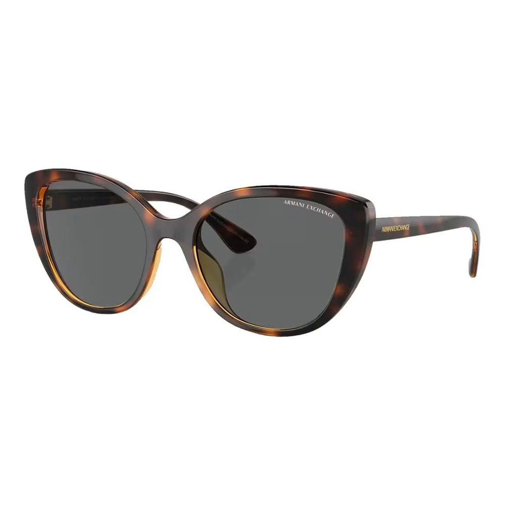 Armani Exchange Braune Spritzguss-Sonnenbrille