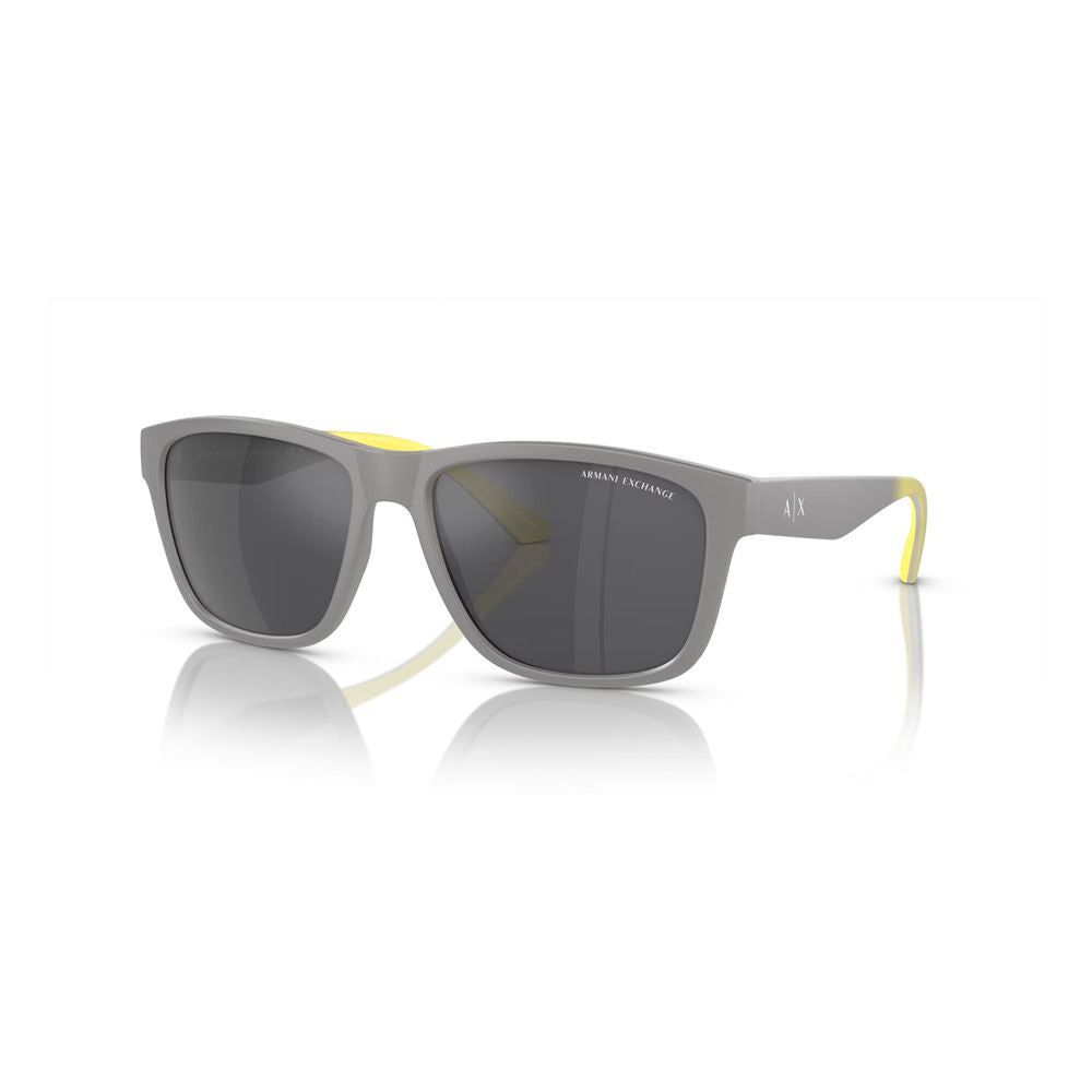 Armani Exchange Graue Sonnenbrille mit Einspritzung