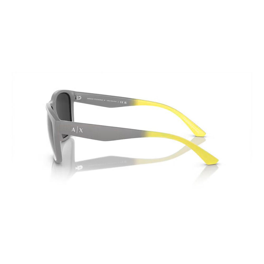 Armani Exchange Graue Sonnenbrille mit Einspritzung