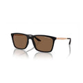 Armani Exchange Schwarze Sonnenbrille aus injected Material