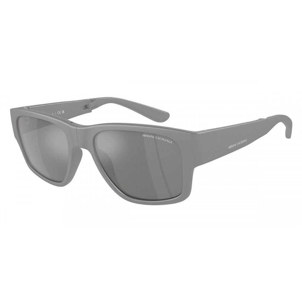Armani Exchange Graue Sonnenbrille mit Einspritzung