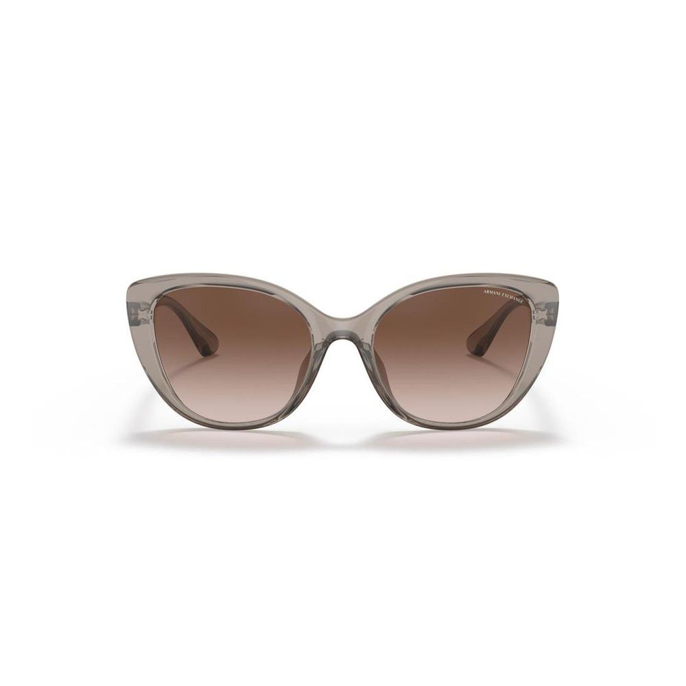 Armani Exchange Braune Spritzguss-Sonnenbrille