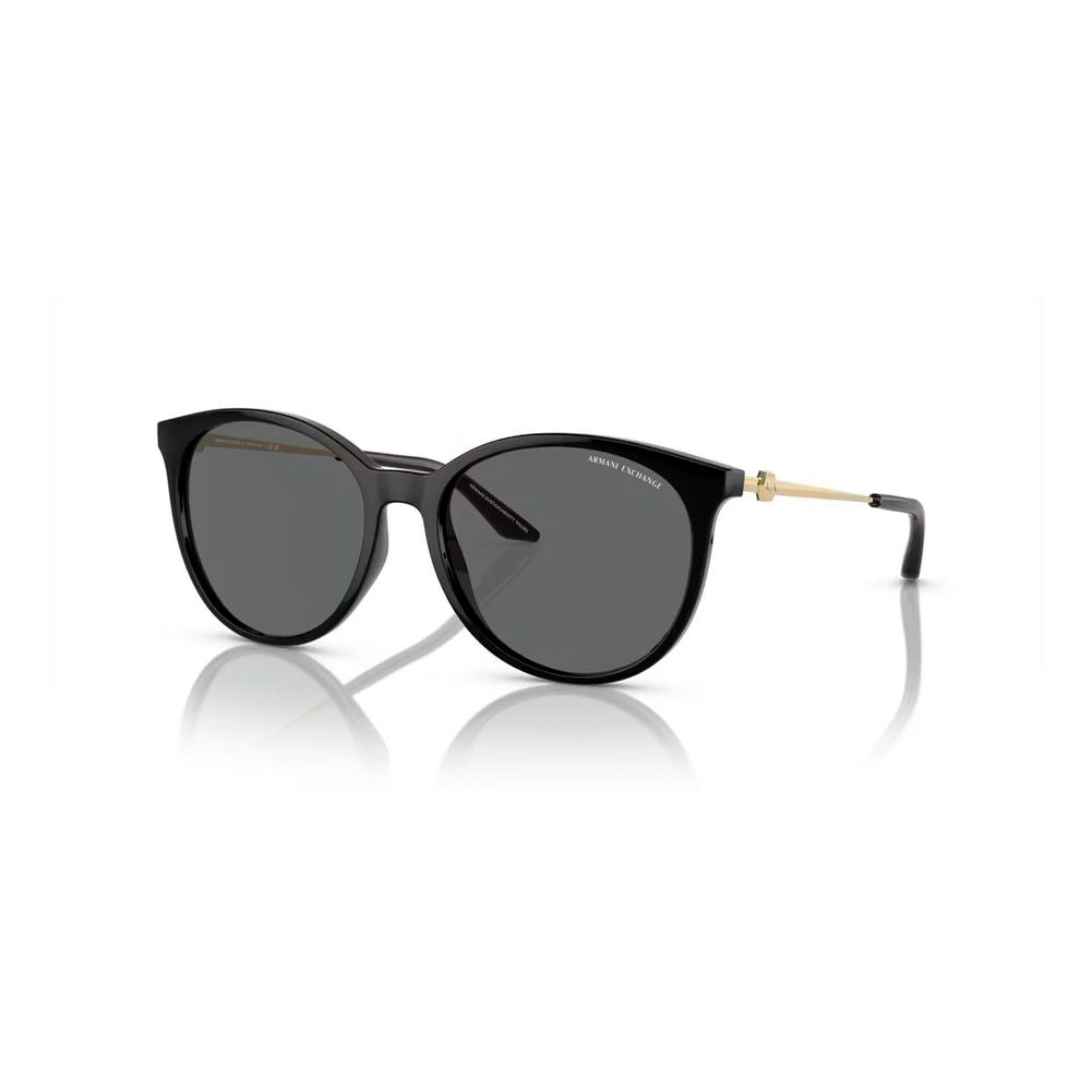 Armani Exchange Schwarze Sonnenbrille aus injected Material