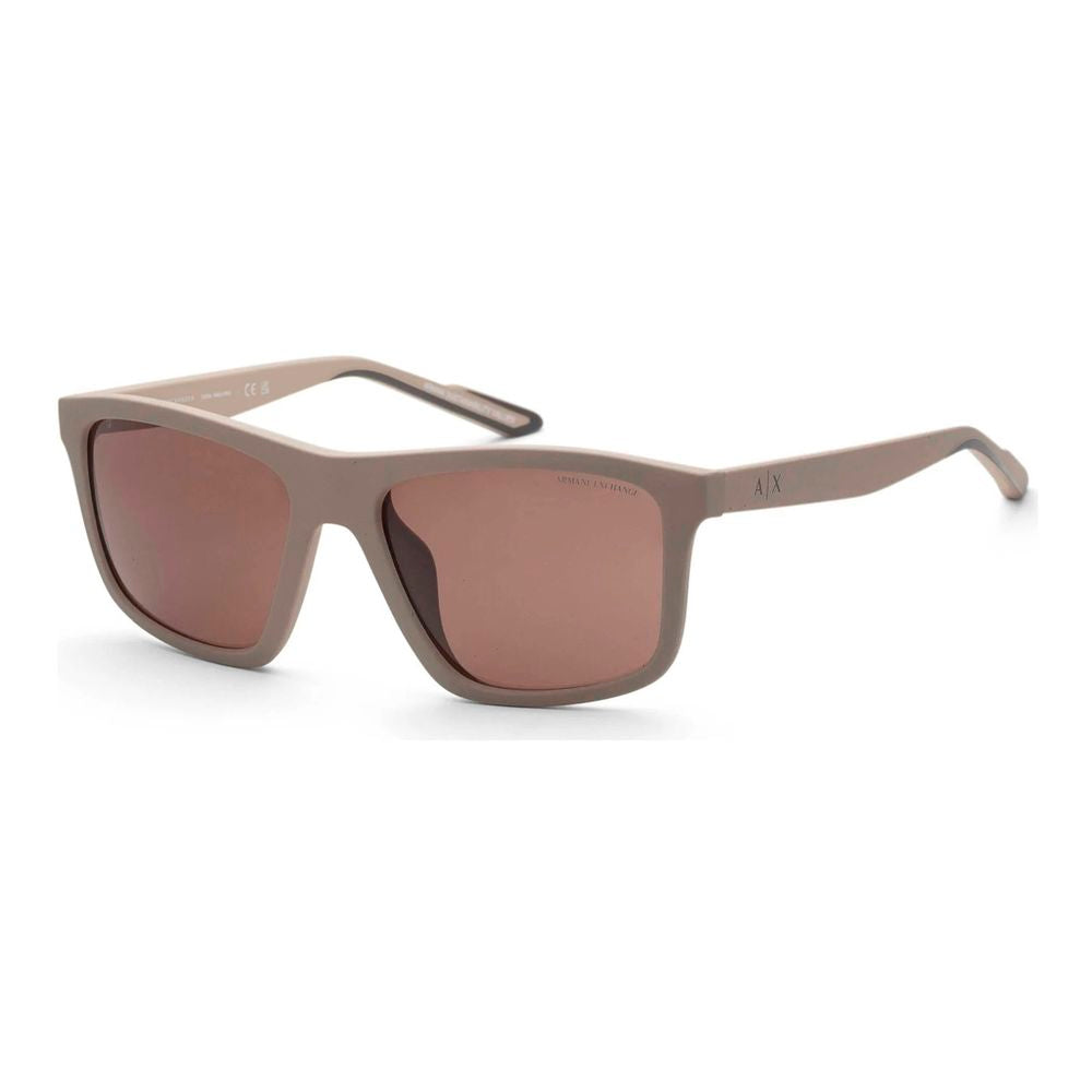 Armani Exchange Braune Spritzguss-Sonnenbrille