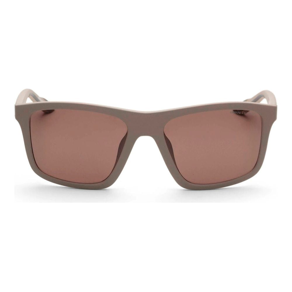 Armani Exchange Braune Spritzguss-Sonnenbrille