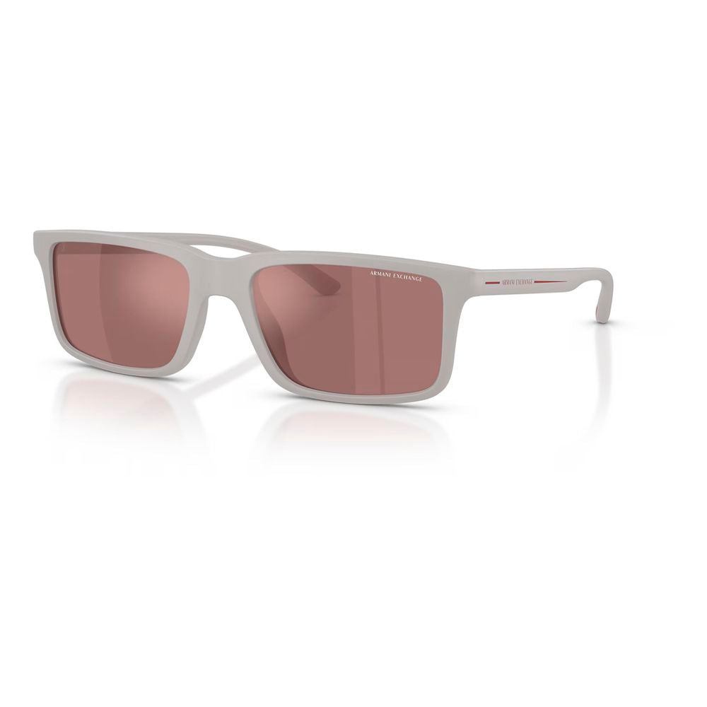 Armani Exchange Graue Sonnenbrille mit Einspritzung