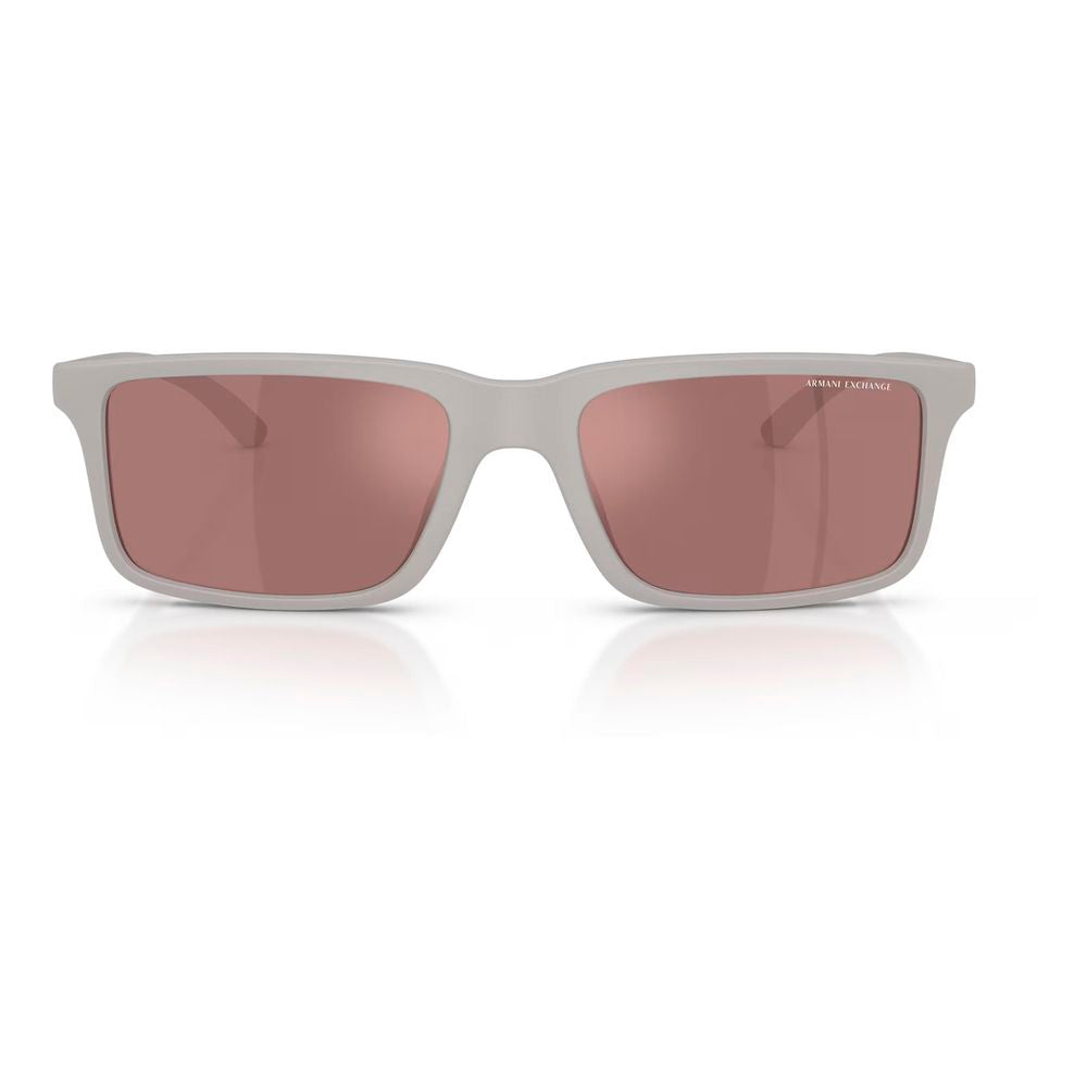 Armani Exchange Graue Sonnenbrille mit Einspritzung