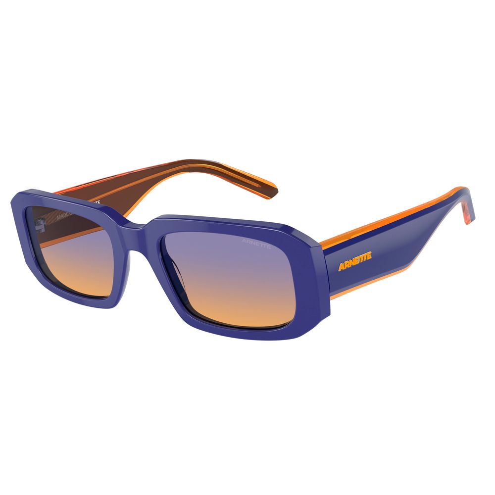 Arnette Sonnenbrille mit blauen Einsätzen