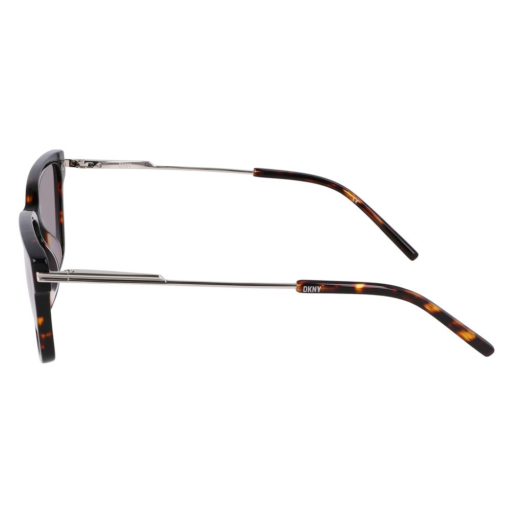 DKNY Braune Sonnenbrille aus Metall