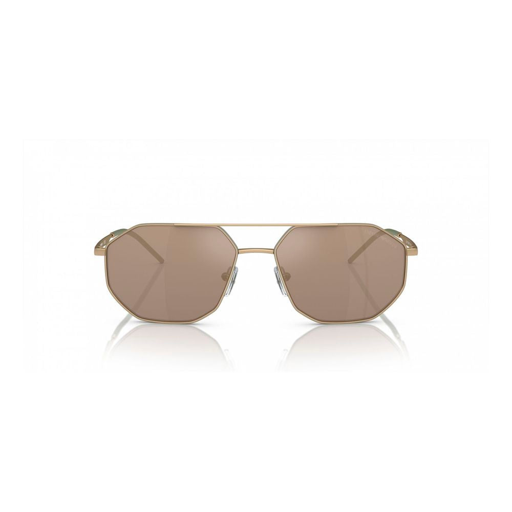 Emporio Armani Sonnenbrille aus Goldmetall
