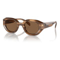 Emporio Armani Braune Sonnenbrille aus Acetat
