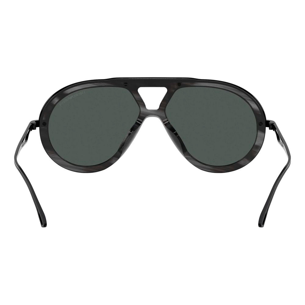 Emporio Armani Graue Sonnenbrille aus Acetat