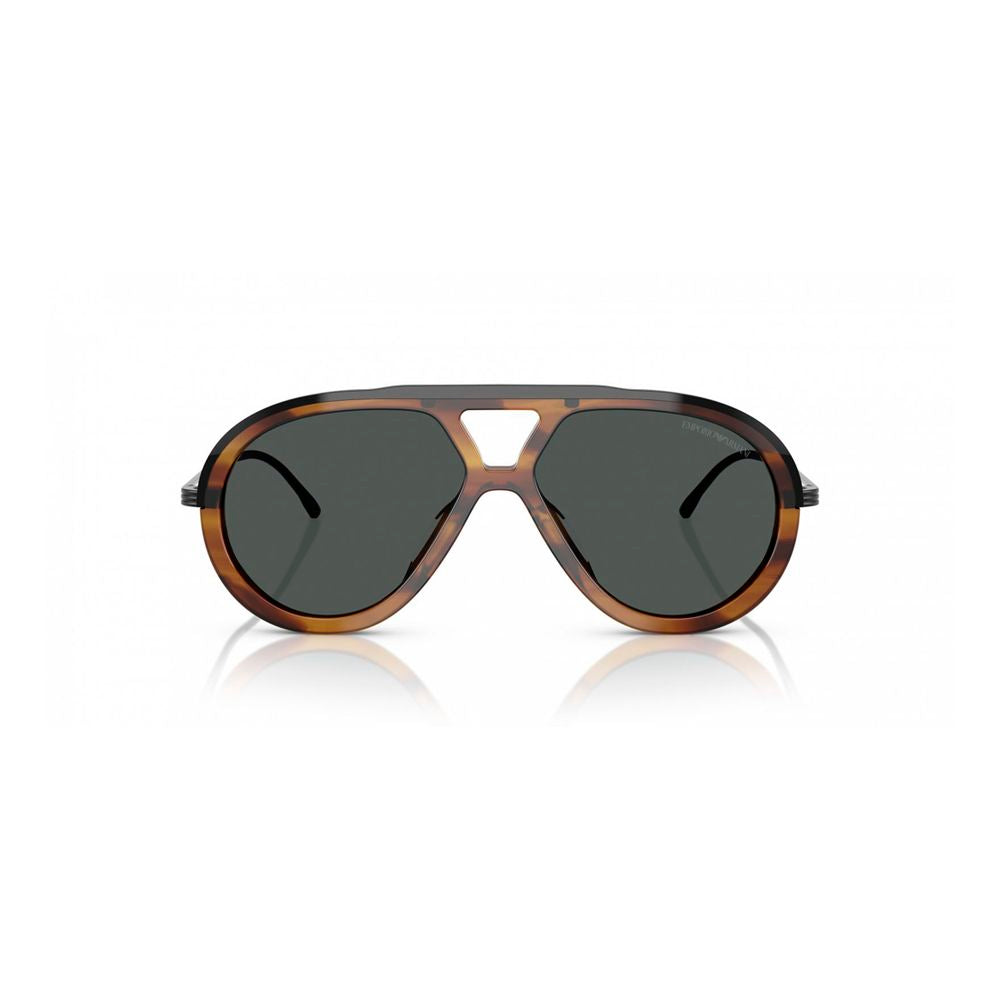 Emporio Armani Braune Sonnenbrille aus Acetat