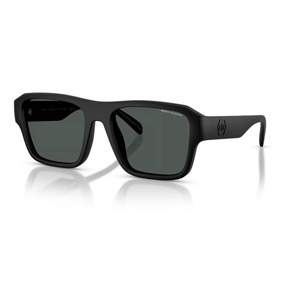 Armani Exchange Braune Spritzguss-Sonnenbrille