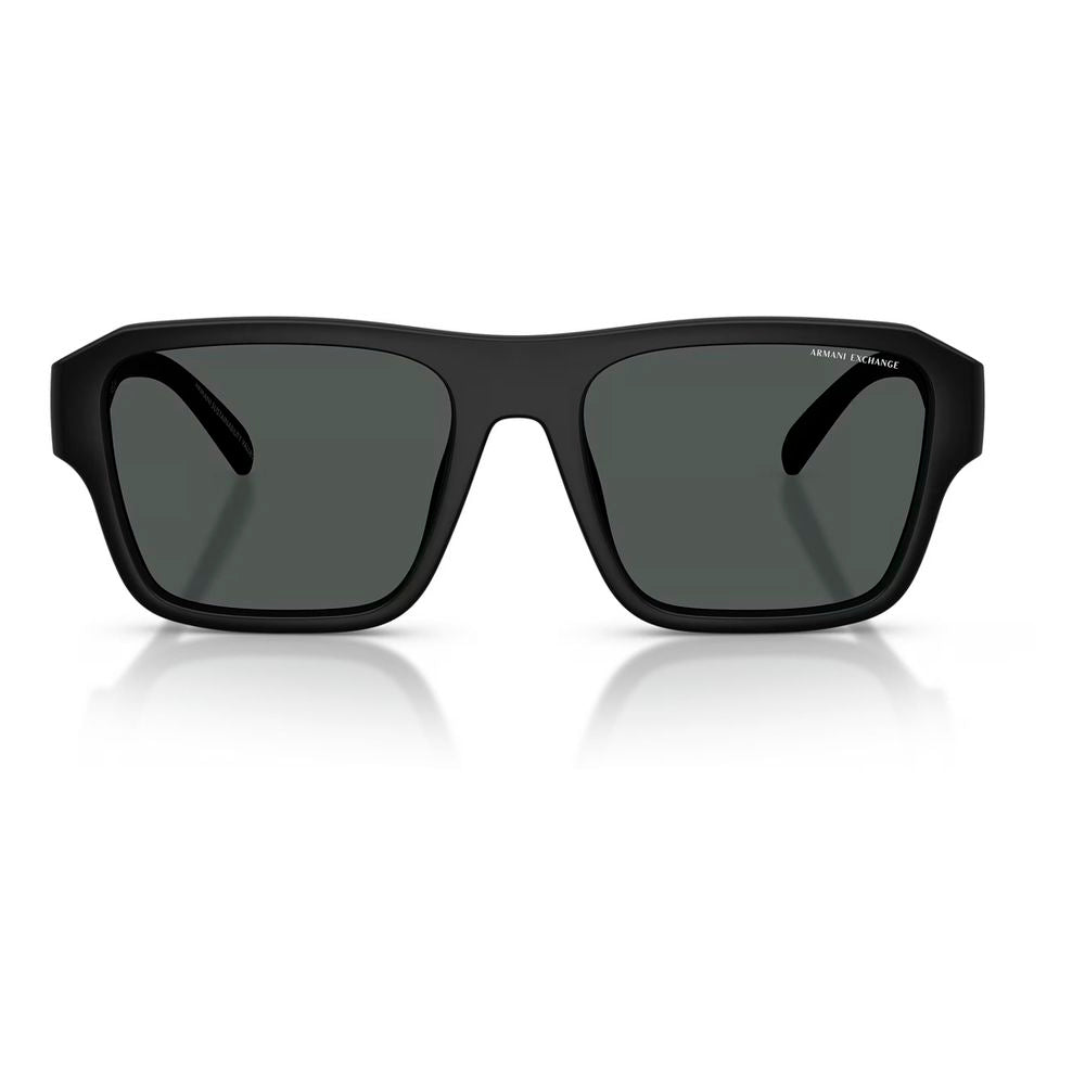 Armani Exchange Braune Spritzguss-Sonnenbrille