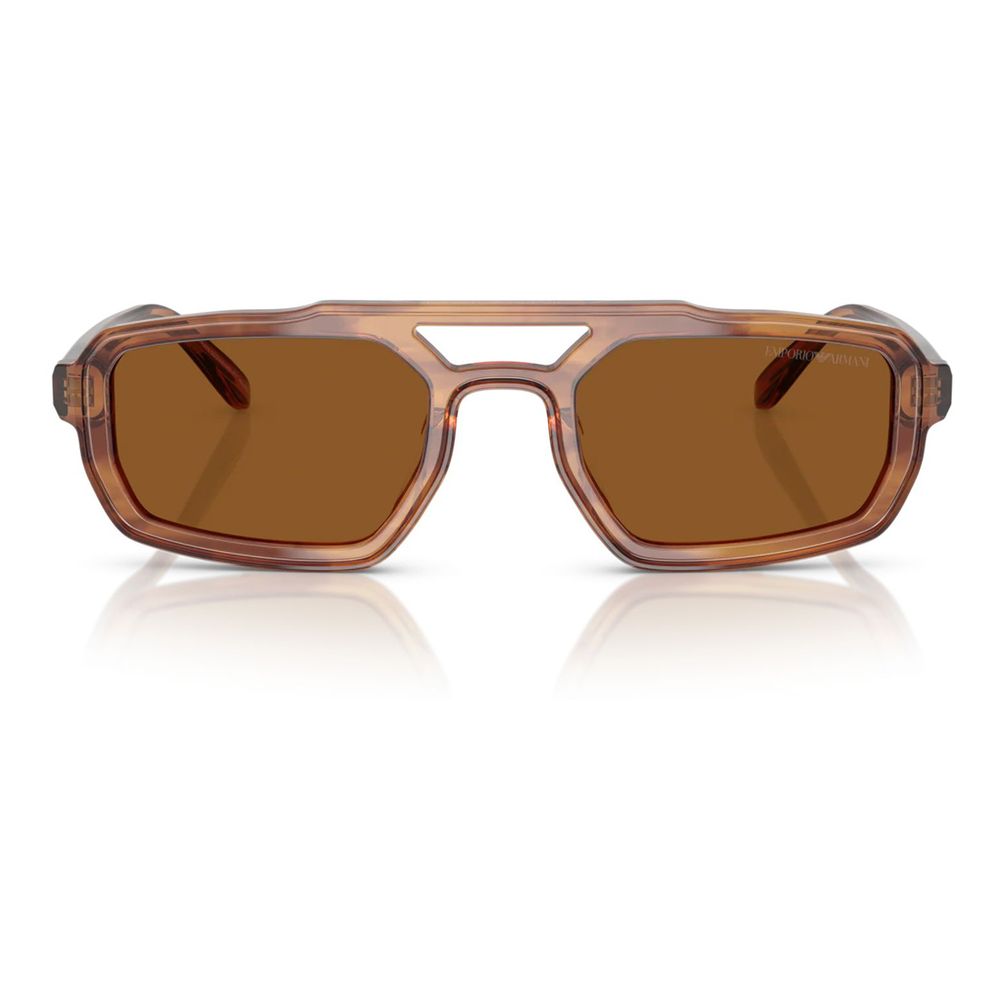 Emporio Armani Braune Sonnenbrille aus Acetat