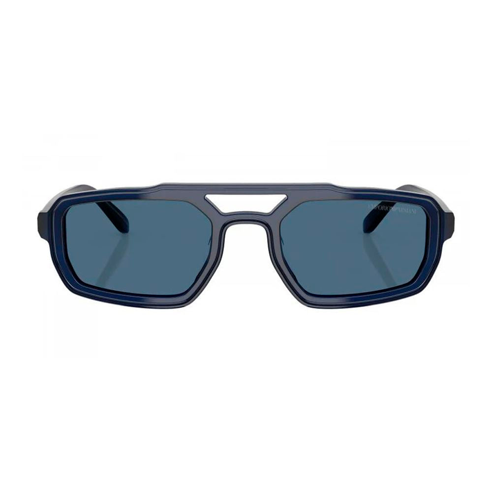 Emporio Armani Blaue Sonnenbrille aus Acetat