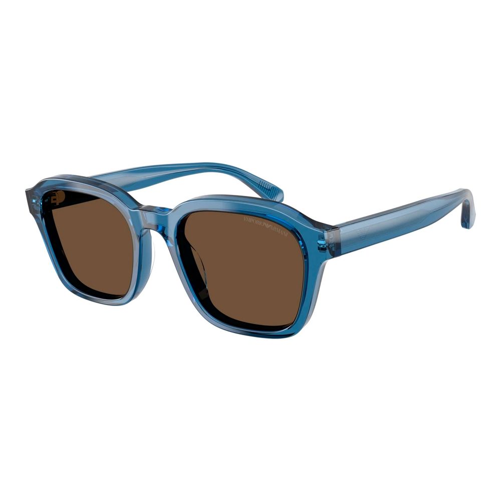 Emporio Armani Blaue Sonnenbrille aus Acetat