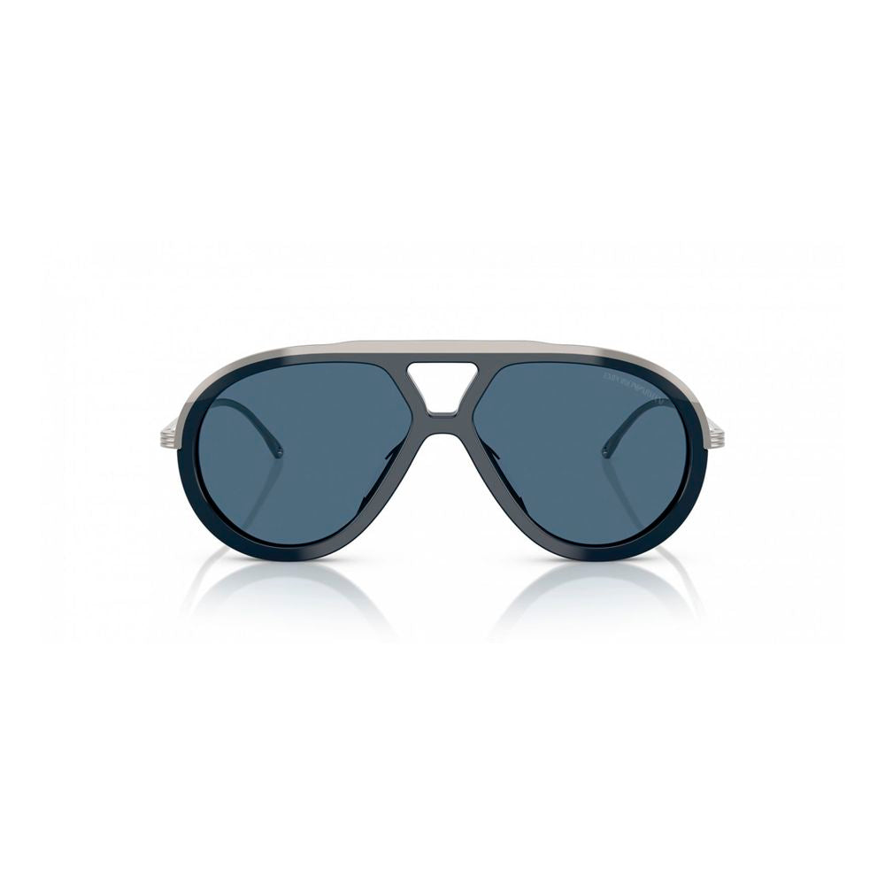 Emporio Armani Blaue Sonnenbrille aus Acetat