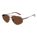 Emporio Armani Braune Sonnenbrille aus Metall