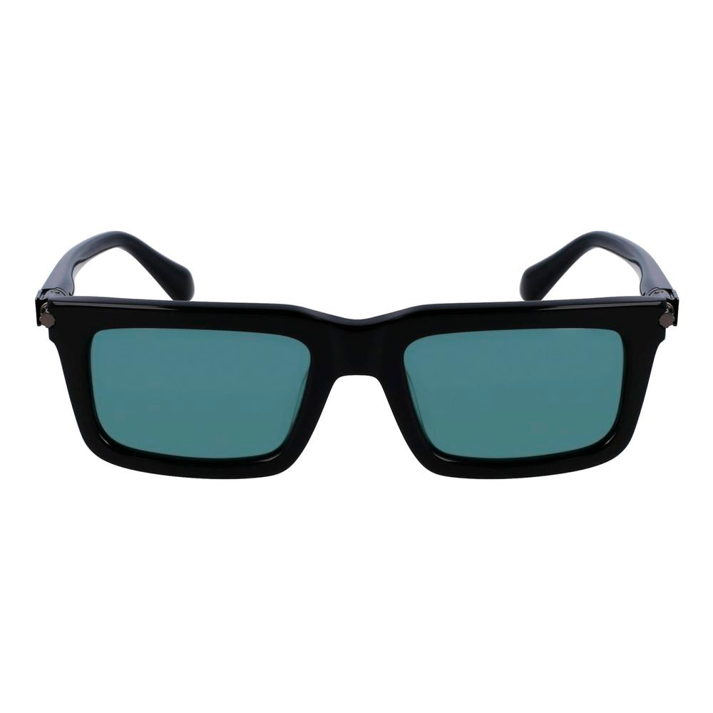 Ferragamo Schwarze Sonnenbrille aus Acetat