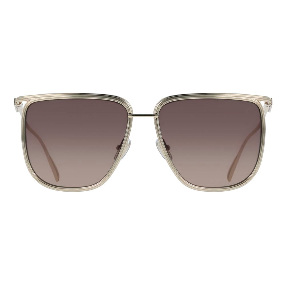 Ferragamo Sonnenbrille aus Goldmetall