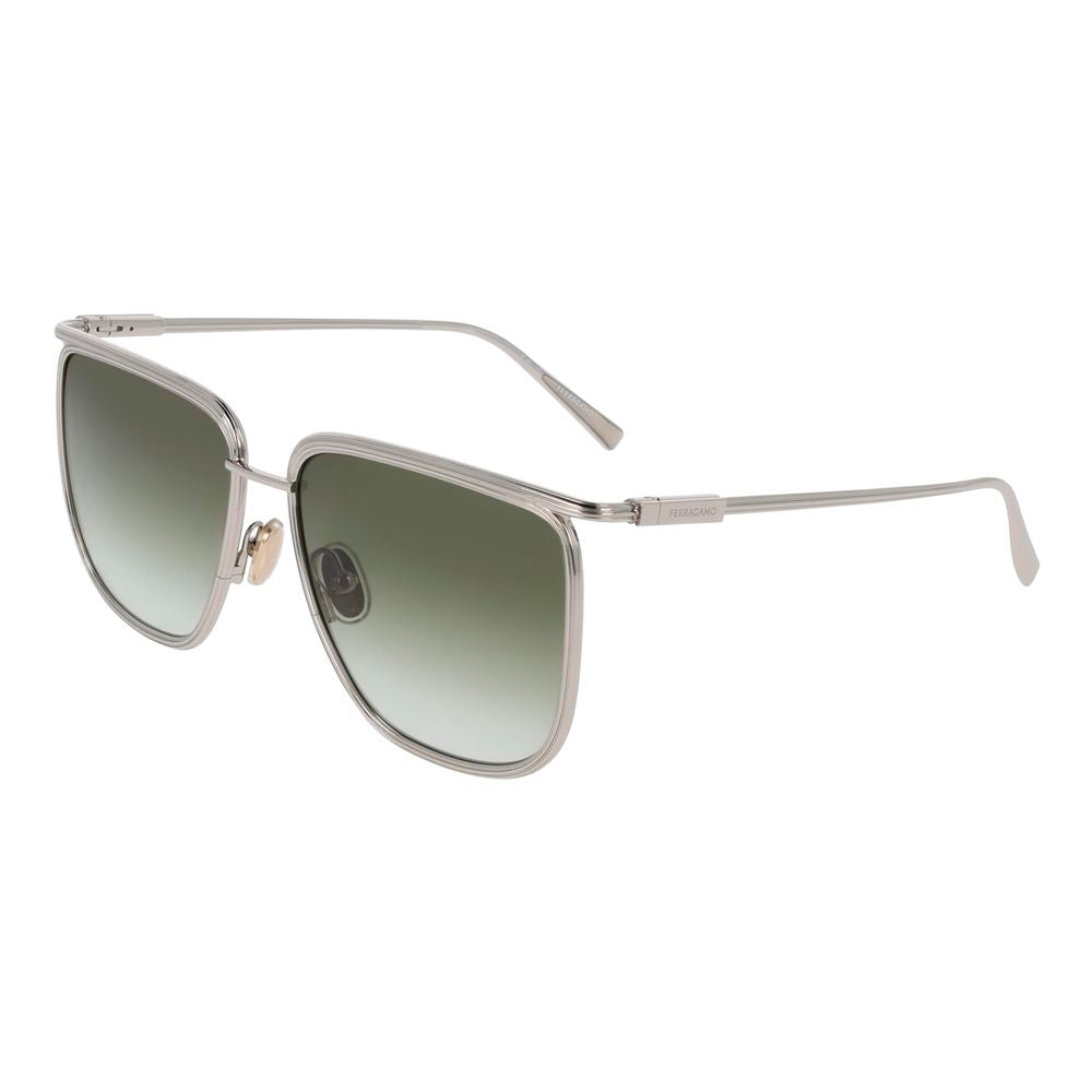 Ferragamo Sonnenbrille aus Goldmetall