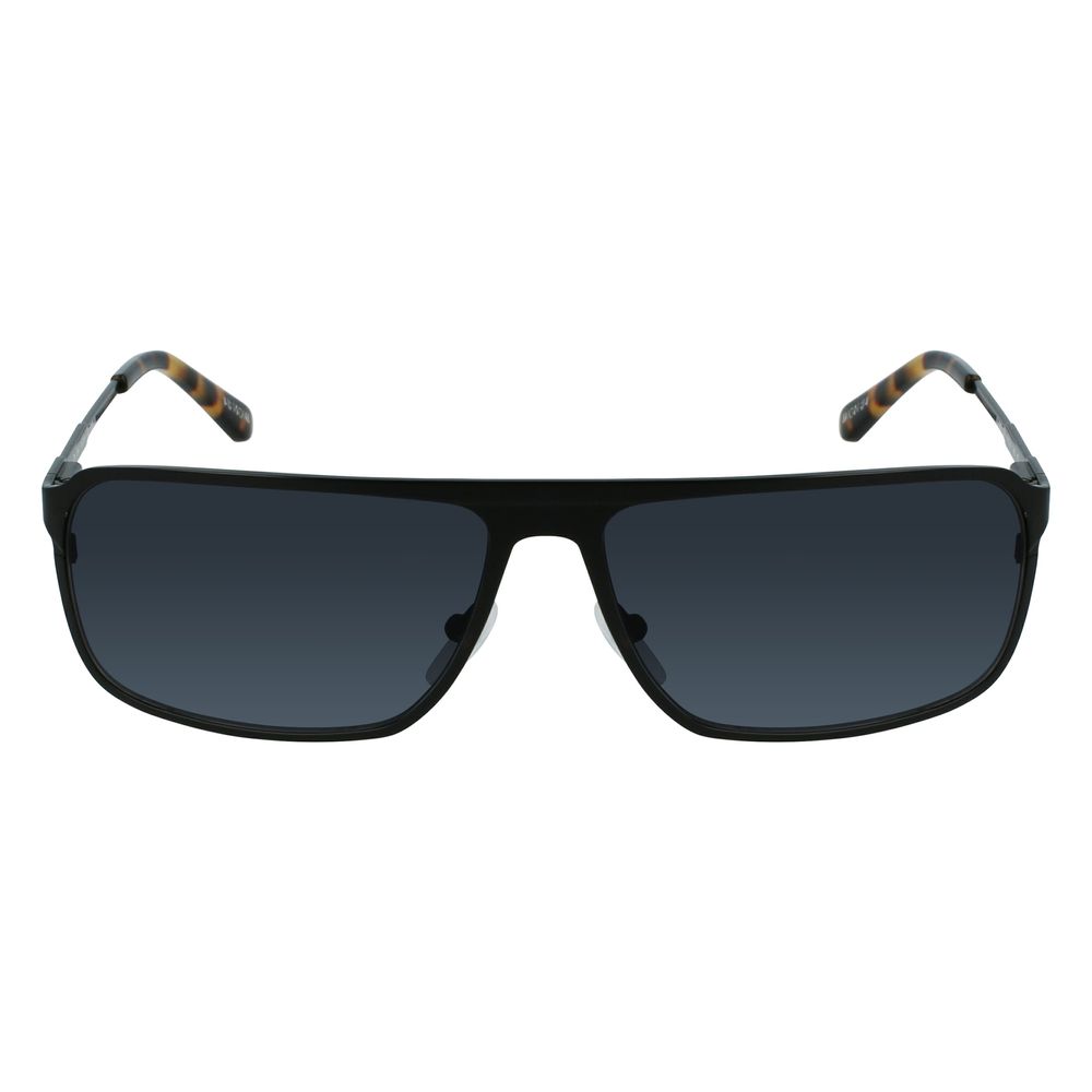 Karl Lagerfeld Schwarze Sonnenbrille aus Metall