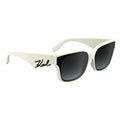 Karl Lagerfeld Weiße Sonnenbrille aus Acetat