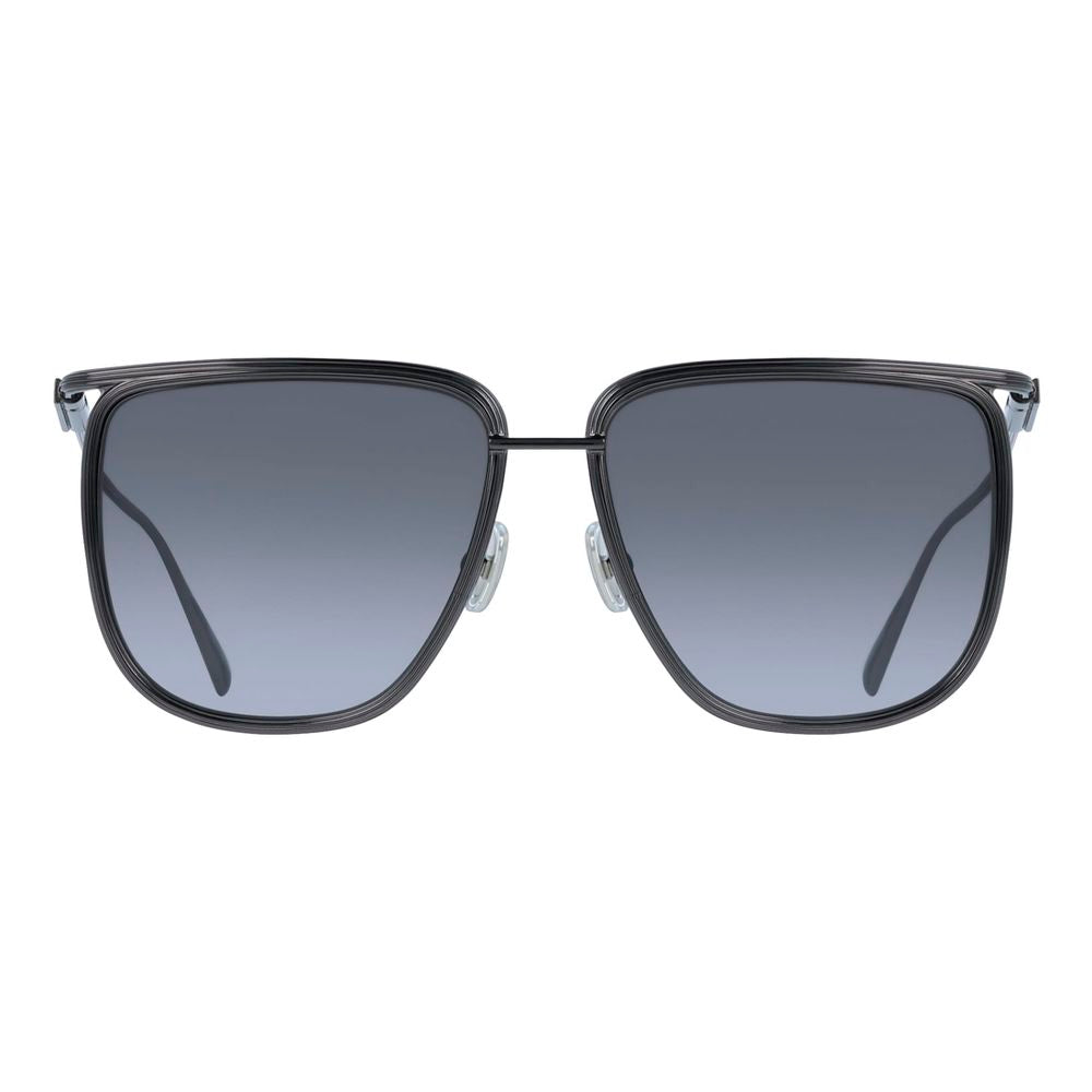 Ferragamo Graue Sonnenbrille aus Metall