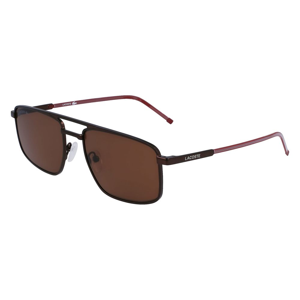 Lacoste Braune Sonnenbrille aus Metall