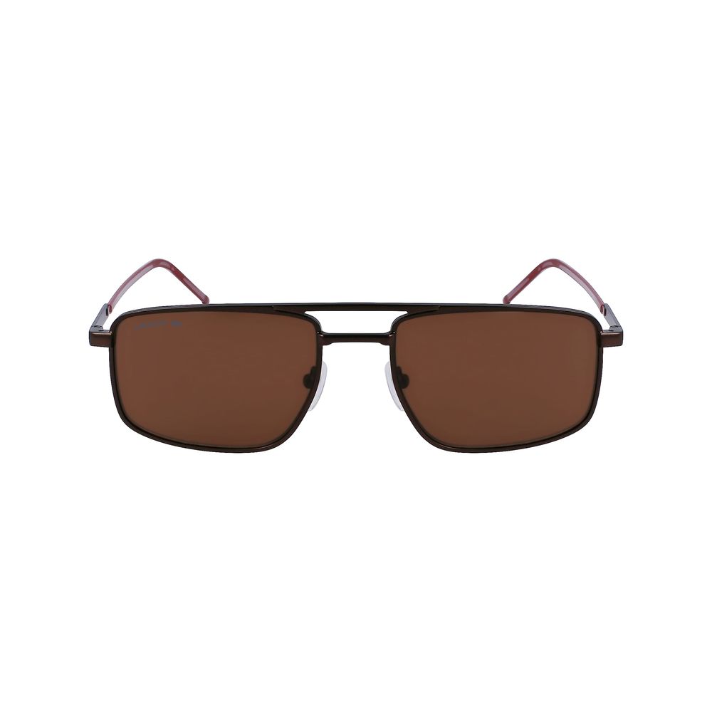 Lacoste Braune Sonnenbrille aus Metall
