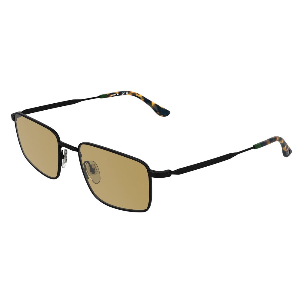 Lacoste Schwarze Sonnenbrille aus Metall